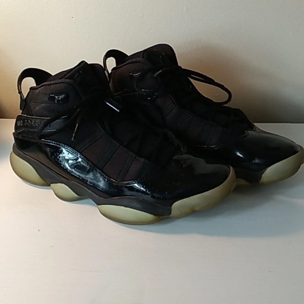 Jordan 6 Rings Black Ice basketball 🏀 9.5 2018
